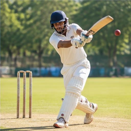 Cricket event illustration